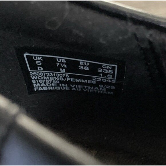 Clarks Ashland Bubble Loafer Black Leather Slip On Comfort Shoes Women’s 7.5 - Picture 8 of 8